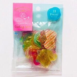 Sanrio Sealing Stamp Stickers Clear Jelly Style Cute Pochacco Melody Pompompurin